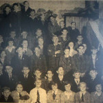 Pennygillam Secondary School pupils on a visit to Troods Mill in October 1959.