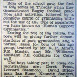 Pennygillam School report from 1956.