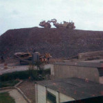 The construction of the Pennygillam Fly-over. Photo courtesy of Mark Davey.
