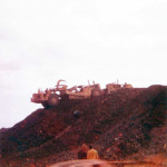 The construction of the Pennygillam Fly-over. Photo courtesy of Mark Davey.