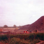 The construction of the Pennygillam Fly-over. Photo courtesy of Mark Davey.