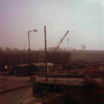 The construction of the Pennygillam Fly-over. Photo courtesy of Mark Davey.