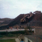 The construction of the Pennygillam Fly-over. Photo courtesy of Mark Davey.