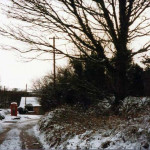 Smiths Lane, Tregadillett in 1897, Photo courtesy of Alasdair Gordon.