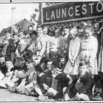 St. Stephens School Trip to Bristol Zoo seen here about to leave at Launceston Railway Station in 1962. Photo courtesy of Chris Gynn.