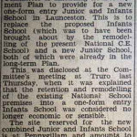 Article on the construction of St. Catherines School from May 1968.
