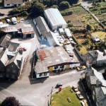 Aerial of St. Stephens Garage. Photo courtesy of Karen Sandercock.