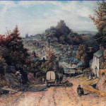 A painting of St. Stephens, Launceston by Phillip Mitchel in 1856. Photo courtesy of Ian Rivers