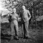Stan Barriball and Jack Rowlands who both fought in Egypt during the 2nd World War. Photo courtesy of Tarry Barriball.
