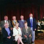 The Chapmans, Ray, Mayor Eric , Mick, Terry, Barbara, Beryl and Marlene. Photo courtesy of Emma Chapman.