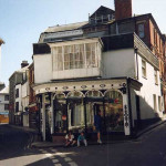 The Duke girls posing in Church Street, Launceston. Photo courtesy of Anna Duke.