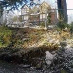 The last photo of Broomhill, Tavistock Road, Launceston before it was demolished in February 2015. Photo courtesy of Sarah Jones.