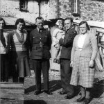 Tom Barriball with his family at Lawhitton. Photo courtesy Tarry Barriball.
