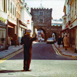 Tommy Sandercock directing the traffic on a market day in the early 1980's. Photo courtesy of Janet Slater. Tommy Sandercock directing the traffic on a market day in the early 1980's. Photo courtesy of Janet Slater.