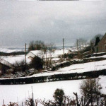 Tregadillett Methodist Chapel in the winter of 1987. Photo courtesy of Alasdair Gordon.