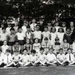 Tregadillet school c. 1965. In the photo are Teachers: Mr Hassa and Miss Martin, then the pupils are Mike Jenkin, Vernon Jenkin, Bret Ivans, Graham and David Jenkin, David Pett, Steven Penhale, Christine Penhale, Gilian Wilcox, Sandra Cory, Ken Greenaway,Keith Yole, Dave Jonas, Mandy Pengelly, Tony Hook, Raymong Martin, David Finnamore, Tony Hatch or Hatcher, Kay Tilley, Jean Martin. Tony Willcox, Michael Jenkins, Christian Ivans, Janet Bird, Susan Aze , Jean Paul, Cynthia Jenkins, Julie Ivans, Christine Aze, Diane Parish and Ann Wonnacott. . Photo courtesy of Jill Thomas.
