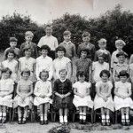 Tregadillett School in the late 1950's. Photo courtesy of Jill Aze-Thomas