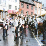 Trigg Morris Dancers in the 1990's. Photo by Derek.
