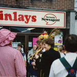 Trigg Morris Dancers in the 1990's. Photo by Derek.