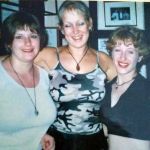 Westgate barmaids spanning most of the 1990s decade Marie, Emma, Linzi. Photo courtesy of Emma Chapman.