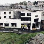 Looking down on Owen Slaters Shop in Westgate Street, Launceston.