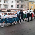 Windmill School taking part in the Launceston floral dance in the early 1980's. Photo courtesy of Jemma Perr.