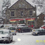 Winsor House in the November 2005 snow storm. [hoto courtesy of Morris Jordan.