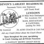 Coach House Lewdown Advert. Photo courtesy of Steve Dymond.