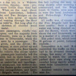 1936 coach fire at Landerslake, Lewannick report. 1936 coach fire at Landerslake, Lewannick report.