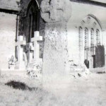 Celtic Cross in Altarnun Churchyard 1937. Celtic Cross in Altarnun Churchyard 1937.
