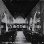 Altarnun Church interior in 1930 Altarnun Church interior in 1930