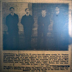 St. Thomas Male Quartette in 1910. St. Thomas Male Quartette in 1910.