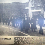 1976 Mayoral procession enters Launceston Town Centre. 1976 Mayoral procession enters Launceston Town Centre.