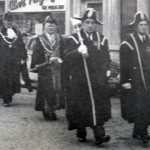 Launceston Mayoral procession in the 1950's Launceston Mayoral procession in the 1950's