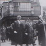1936 Launceston Mayor Sidney Fitze and Town Clerk Stuart Peter lead the Town Council along Church Street towards St. Mary's for the Mayoral service. 1936 Launceston Mayor Sidney Fitze and Town Clerk Stuart Peter lead the Town Council along Church Street towards St. Mary's for the Mayoral service.