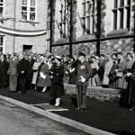 The Queen outside the Guildhall at Launceston May 1956 The Queen outside the Guildhall at Launceston May 1956