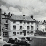 The White Hart Hotel and Launceston Town Square c.1960's. The White Hart Hotel and Launceston Town Square c.1960's.