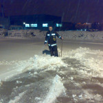 Snowfall at Launceston Fire Station February 3rd, 2009. Snowfall at Launceston Fire Station February 3rd, 2009.