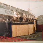 Spry's Garage Fire, February 14th, 1992. Photo courtesy of Gary Chapman. Spry's Garage Fire, February 14th, 1992. Photo courtesy of Gary Chapman.