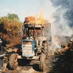 Trailer Fire, August 7th, 1995. Photo courtesy of Gary Chapman. Trailer Fire, August 7th, 1995. Photo courtesy of Gary Chapman.
