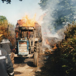 Trailer Fire, August 7th, 1995. Photo courtesy of Gary Chapman. Trailer Fire, August 7th, 1995. Photo courtesy of Gary Chapman.