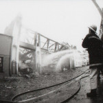 Spry's Garage Fire, February 14th, 1992. Photo courtesy of Gary Chapman. Spry's Garage Fire, February 14th, 1992. Photo courtesy of Gary Chapman.