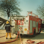 Milton Abbot Fire, April 7th, 1990. Photo courtesy of Gary Chapman. Milton Abbot Fire, April 7th, 1990. Photo courtesy of Gary Chapman.
