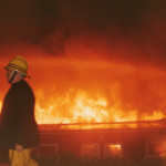 Launceston Youth Club Fire, September 8th, 1983. Photo courtesy of Gary Chapman. Launceston Youth Club Fire, September 8th, 1983. Photo courtesy of Gary Chapman.