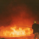 Launceston Youth Club Fire, September 8th, 1983. Photo courtesy of Gary Chapman. Launceston Youth Club Fire, September 8th, 1983. Photo courtesy of Gary Chapman.