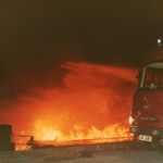 Launceston Youth Club Fire, September 8th, 1983. Photo courtesy of Gary Chapman. Launceston Youth Club Fire, September 8th, 1983. Photo courtesy of Gary Chapman.