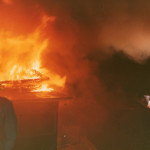 Launceston Youth Club Fire, September 8th, 1983. Photo courtesy of Gary Chapman. Launceston Youth Club Fire, September 8th, 1983. Photo courtesy of Gary Chapman.