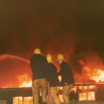 Launceston Youth Club Fire, September 8th, 1983. Photo courtesy of Gary Chapman. Launceston Youth Club Fire, September 8th, 1983. Photo courtesy of Gary Chapman.