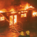 Launceston Youth Club Fire, September 8th, 1983. Photo courtesy of Gary Chapman. Launceston Youth Club Fire, September 8th, 1983. Photo courtesy of Gary Chapman.