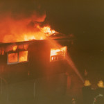 Launceston Youth Club Fire, September 8th, 1983. Photo courtesy of Gary Chapman. Launceston Youth Club Fire, September 8th, 1983. Photo courtesy of Gary Chapman.